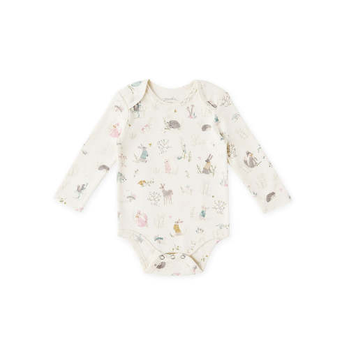 Lap Shoulder One-Piece - Forest Fable