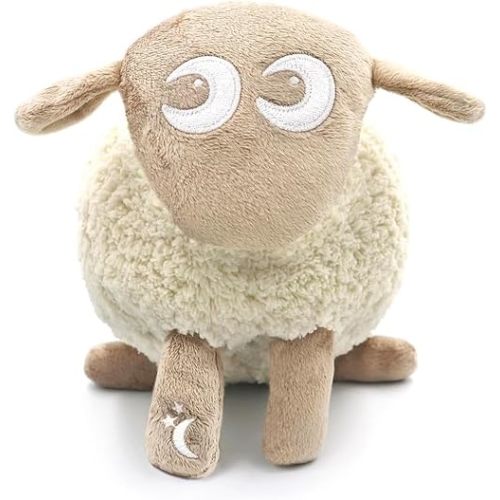 Sweet Dreamers, Rechargeable Ewan Deluxe, Beige | Baby & Toddler White Noise Sound Machine | Cry Sensor & Nightlight | 10 Soothing Sounds | Continuous or Timer Playback | Machine Washable