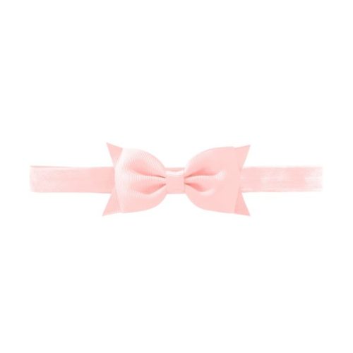 Baby Bow w/ Headband - Powder Pink