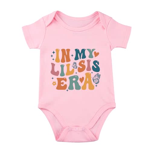 SproutJoy Lil Sis Era Baby Sister Bodysuit - Sibling Romper