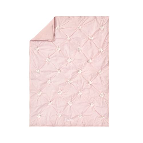 AERIN Daisy Baby Quilt, Embroidered Cotton | Pottery Barn Kids