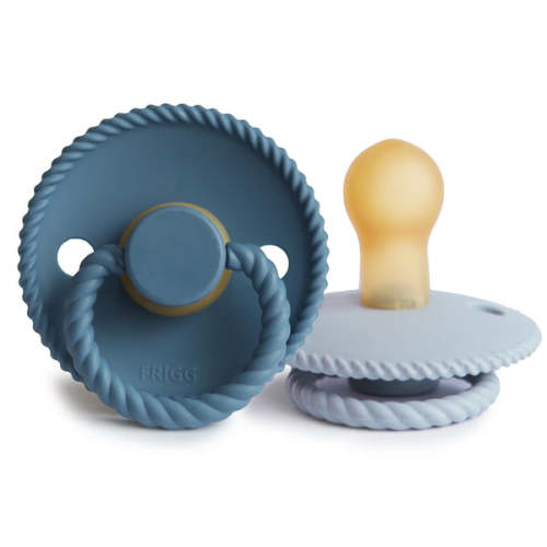 FRIGG Rope Natural Rubber Pacifier 2-Pack – Mushie