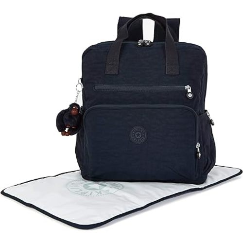 Kipling Audrie Backpack Diaper Bag True Blue Tonal