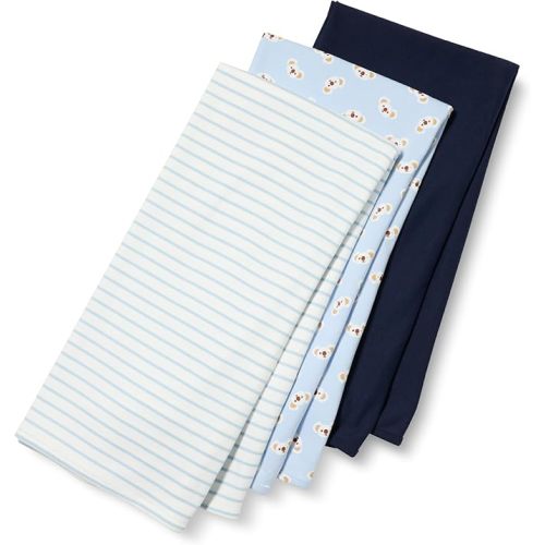Amazon Essentials Unisex Babies' Swaddle Blankets, Pack of 3