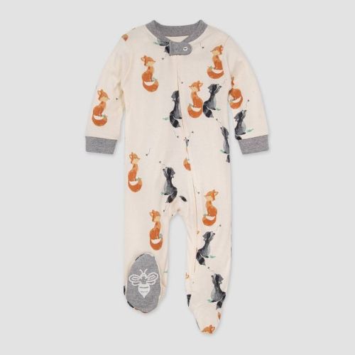 Burt's Bees Baby® Catching Bees Sleep N' Play - Heather Gray, Size: 0-3M  - Out of Stock