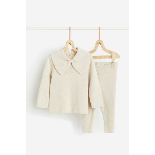 2-piece Knit Cotton Set