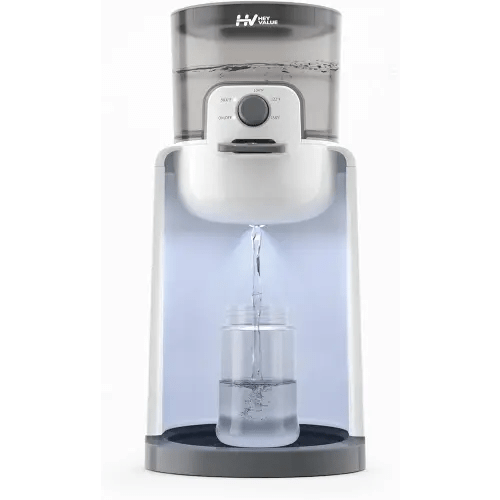 Water Warmer, HEYVALUE Baby Bottle Warmer, Formula Maker with Night Light, 4 Temperature Control & 72H Keep Warm, Detachable Tank, Instantly Dispenses Warm Water, Feed Baby More Easier and Healthier