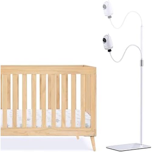 bonoch Baby Monitor Mount Floor Stand Holder - 61" Adjustable Height Monitor Camera Floor Stand, 360° Rotatable Joint, Flexible Twist Arm, Compactible Baby Monitor Only