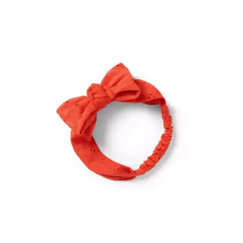 Baby Vibrant Poppy Baby Recycled Bow Swim Headband by Janie and Jack