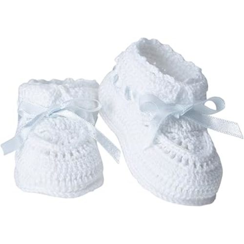 Jefferies Socks Baby-Girls Infant Hand Crochet Bootie