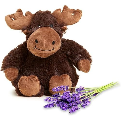 Intelex Warmies Microwavable French Lavender Scented Plush, Moose Warmies, Multicolor
