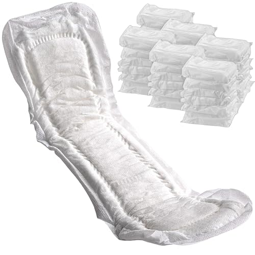 Postpartum Maternity Pads [Pack of 42] – Large Maximum Absorbency Heavy Flow Postpartum Incontinence Pads - Ultra Soft Disposable Post Birth Pads for New Moms- Vakly Postpartum Guide (3 Pack)