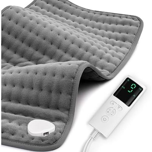 Heating Pad for Back Pain Relief 17"x33" Large, Moist Dry Heat