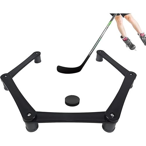 Hockey Training Equipment, Adjustable Hockey Stick Handling Trainer for Puck Control and Coordination, Portable Stickhandling Training Tool