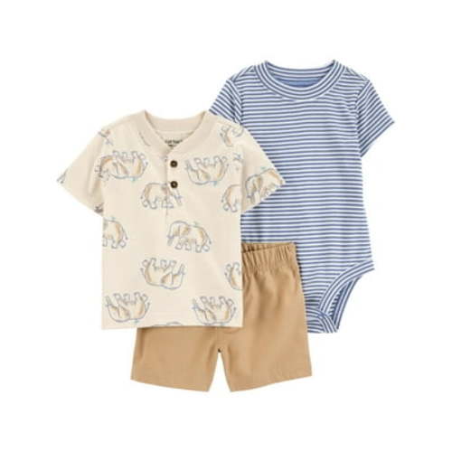 Carter's Child of Mine Baby Boy Outfit Set, 3-Piece, Sizes 0/3-24 Months