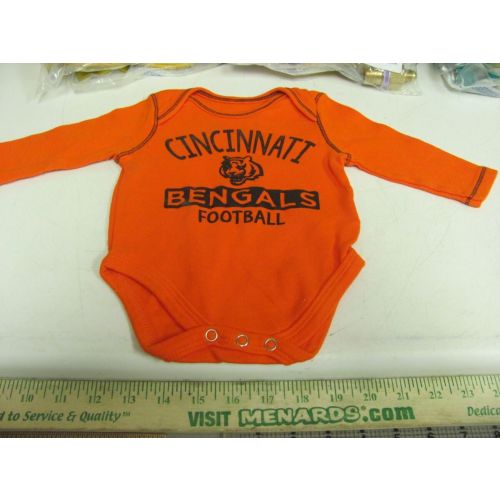 Cincinnati Bengals Infants Baby One Piece Future Champ 0-3 Months NFL Football