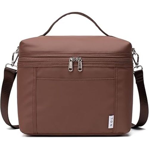 NOL Natural Organic Lifestyle Insulated Lunch Bags for Women Cooler Bag Lightweight Nylon Waterproof Lunch Box For Work
