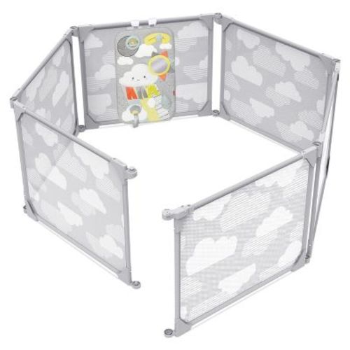 Skip Hop Play Enclosure Expandable Baby Playpen - Gray