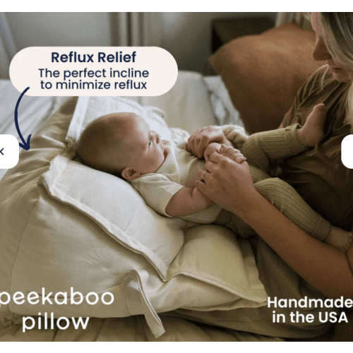 Peekaboo Pillow™ Official Site - Organic Infant Lap Pillow