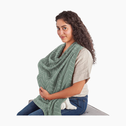 Itzy Ritzy Breastfeeding Boss - Sage Mudcloth