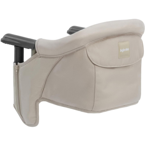 Inglesina Fast Table Chair - Cream + Fast Dining Tray - Portable Baby High Chair - for Babies & Toddlers up to 37 lbs - Fits Tables 0.8'' to 3.5'' Thick - Compact & Easy to Use - Travel Bag Included