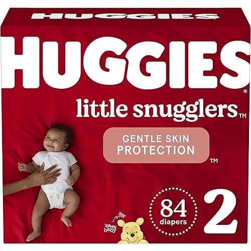 Huggies Little Snugglers Diapers, Size 2