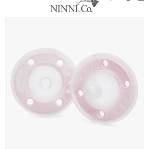 Ninni Pacifier Petal Pink 2 Pack
