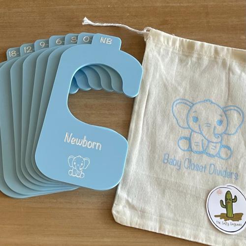 Baby Closet Dividers Double Sided Safari Option 2