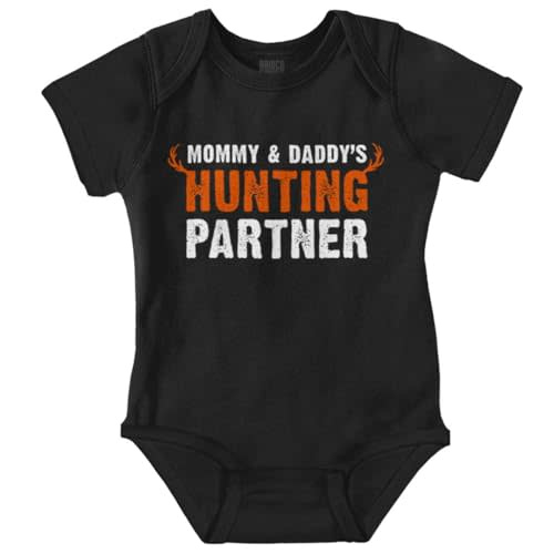 Brisco Brands Mommy and Daddy's Hunting Partner Baby Romper Boys or Girls