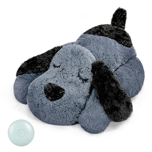 Heartbeat Dog Toy for Puppy- Heartbeat Helps for Dog Anxiety Relief and Calming Aid, Puppy Heartbeat Stuffed Animal Anxiety Calming Behavioral Aid Puppy Heartbeat Toy Sleep aid for Dogs Cats Pets