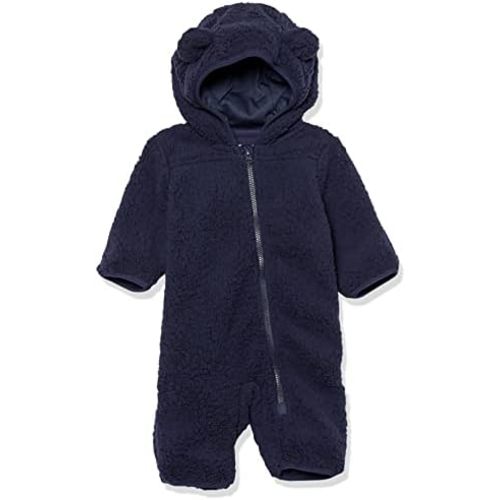 Amazon Essentials Unisex Babies' Sherpa Fleece Bunting Suit