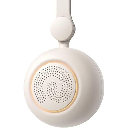 Dreamegg Portable Sound Machine Baby - White Noise Machine for Baby Stroller Car Seat, Baby Sleep Soother with 19 Soothing Sounds & Nursery Light, White Noise for Baby Travel Essential, Registry Gift