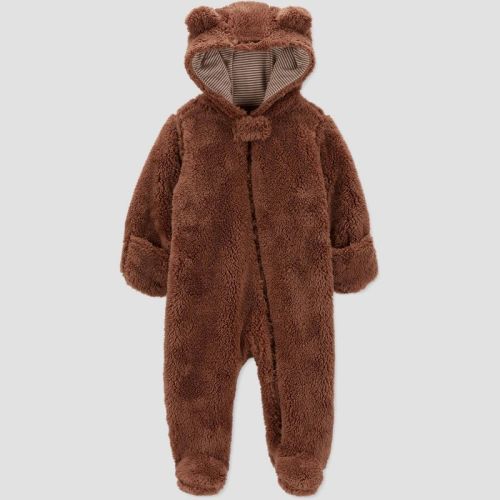 Carter's Just One You® Baby Boys' Jumpsuit - Brown Newborn