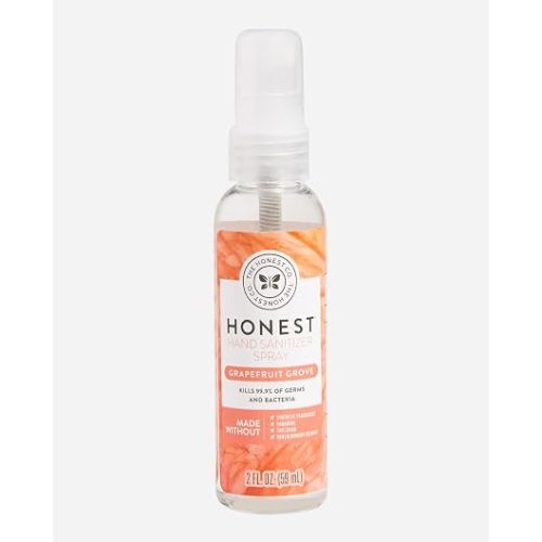 The Honest Company Hand Sanitizer Spray, Grapefruit Grove, 2 fl oz