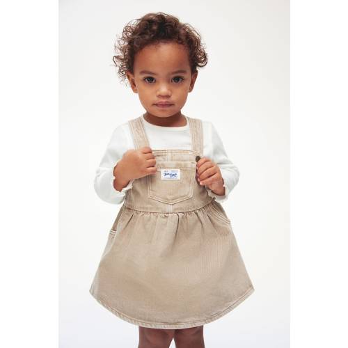 2-PIECE DENIM DRESS AND TOP SET