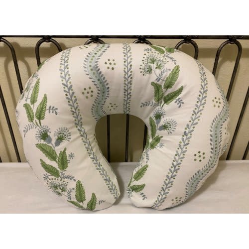 Nursing Pillow Cover, Stripes and Vines Nursing Pillow Cover