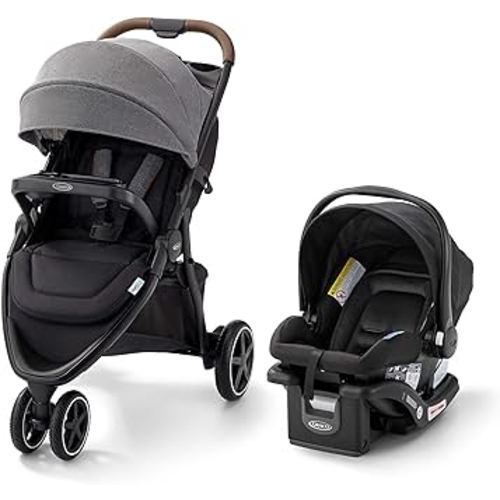 Graco Outpace LX All-Terrain Travel System - Includes SnugRide 30 Lite Infant Car Seat, Briggs, High-Performance Stroller/Car Seat Combo, Practical & Durable