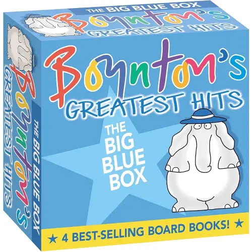 Boynton's Greatest Hits The Big Blue Box (Boxed Set): Moo, Baa, La La La!; A to Z; Doggies; Blue Hat, Green Hat