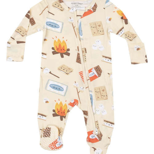 S’mores Zip Up Footies