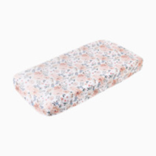 Copper Pearl Printed Premium Knit Diaper Changing Pad Cover - Autumn