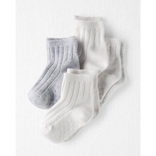 Baby 4-Pack No-Slip Socks - Style,Multi