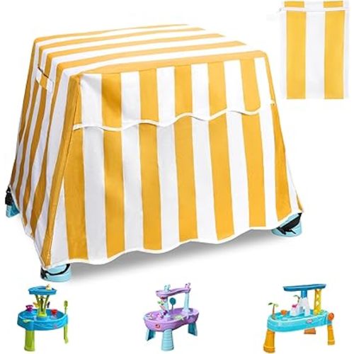 NOVWANG Kids Water Table Cover - Fit Step2 Rain Showers, Splash Pond, Outdoor Dustproof, Water-Repellent, Anti-UV Patio Cover