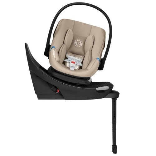 Cybex Aton G2 Swivel Infant Car Seat with Load Leg Base - Almond Beige