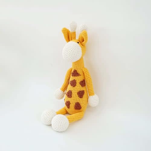 KITA Handmade Crochet Giraffe Plush Toy, Stuffed Animal
