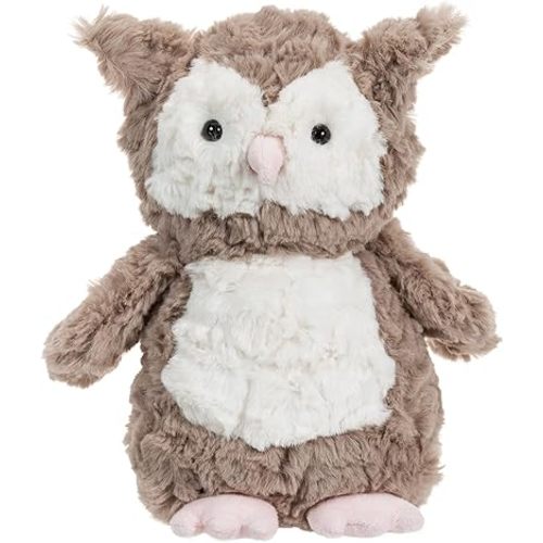 Apricot Lamb Toys Plush Brown Owl Stuffed Animal Soft Cuddly Perfect for Child (Brown Owl,9.5 Inches)