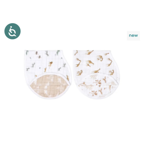 Muslin Baby Burpy Bibs│aden + anais