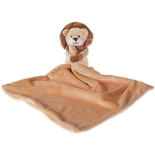 Apricot Lamb Stuffed Animals Security Blanket Yellow Lion Infant Nursery Character Blanket Luxury Snuggler Plush(Yellow Lion, 13 Inches)