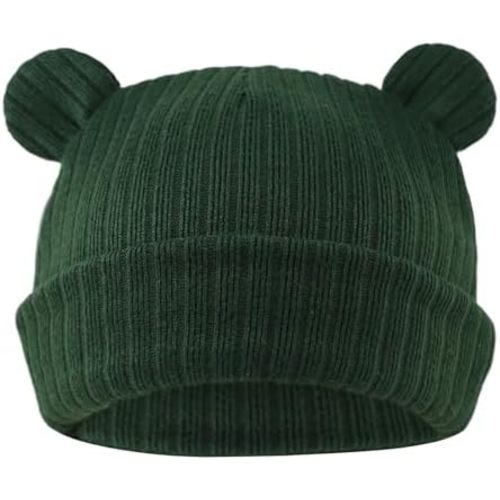 Zsedrut Newborn Baby Hat Bear Infant Cute Baby Beanie Toddler Boys Girls Knitted Hats for New Born