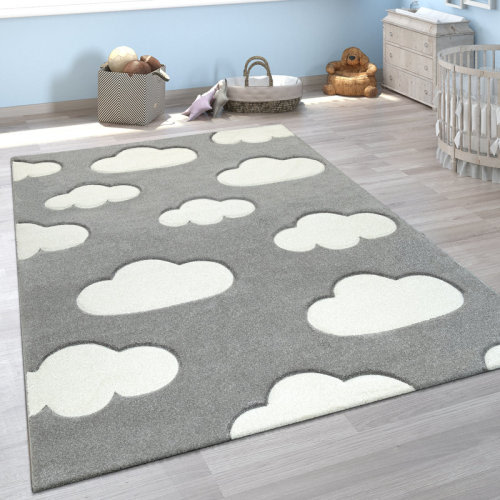 Viv + Rae™ Hotwells Area Rug in Gray/White & Reviews | Wayfair