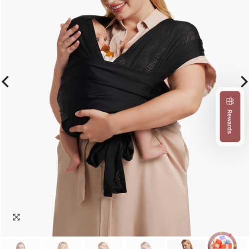 Convenient Hands-Free Baby Wrap Carrier